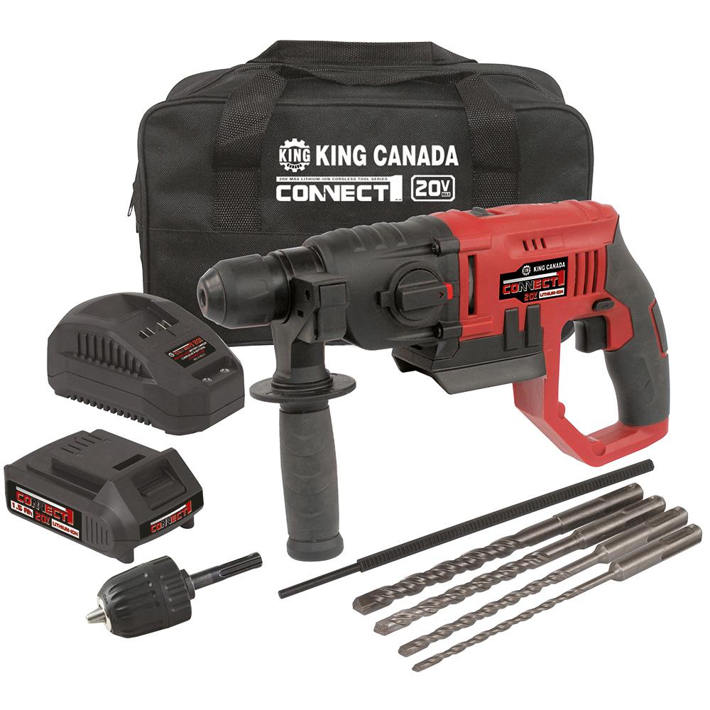 20V max. Li-ion cordless hammer drill kit