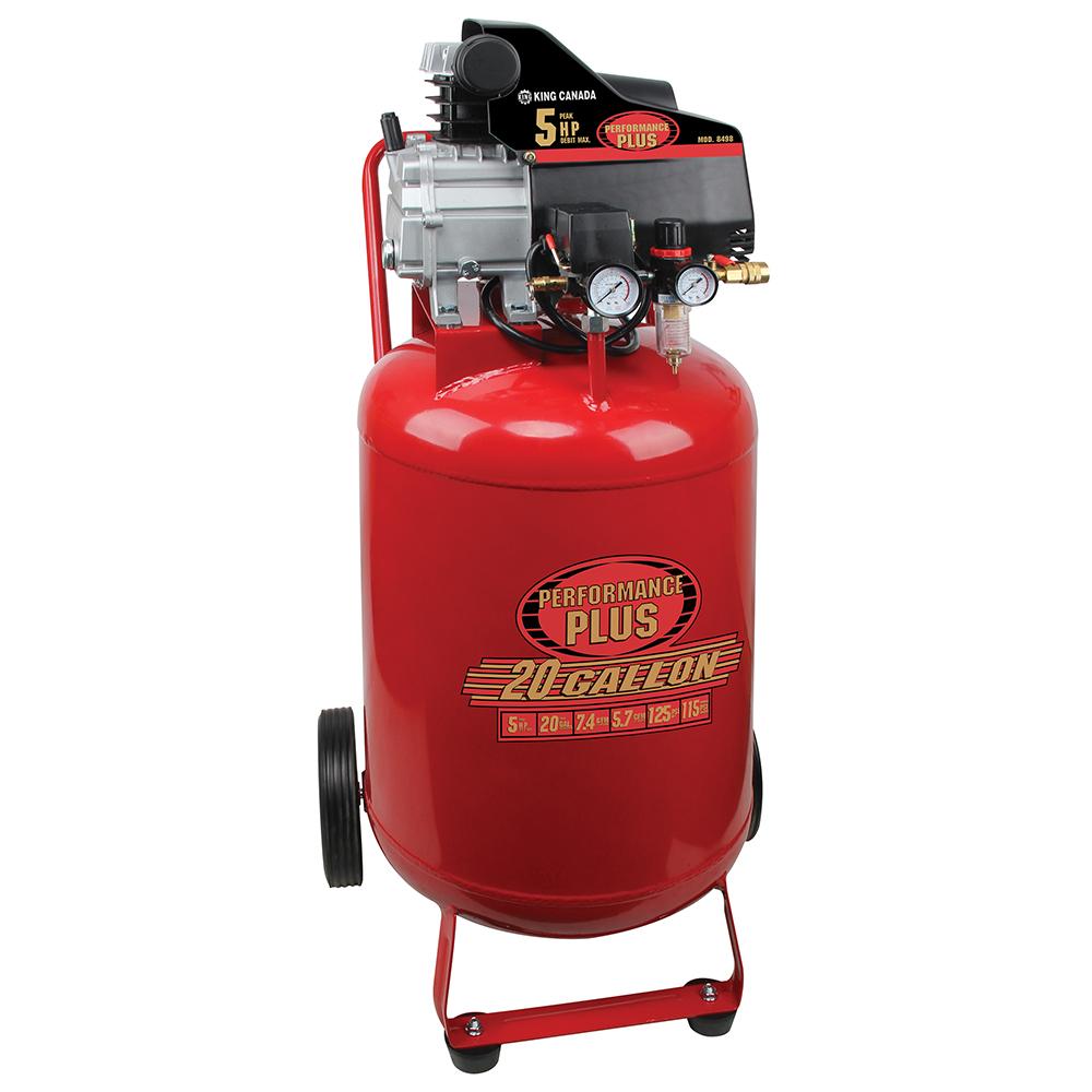 5 Peak HP 20 Gallon air compressor