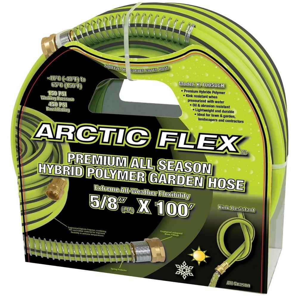 5/8&#34; x 100&#39; Premium hybrid polymer garden hose