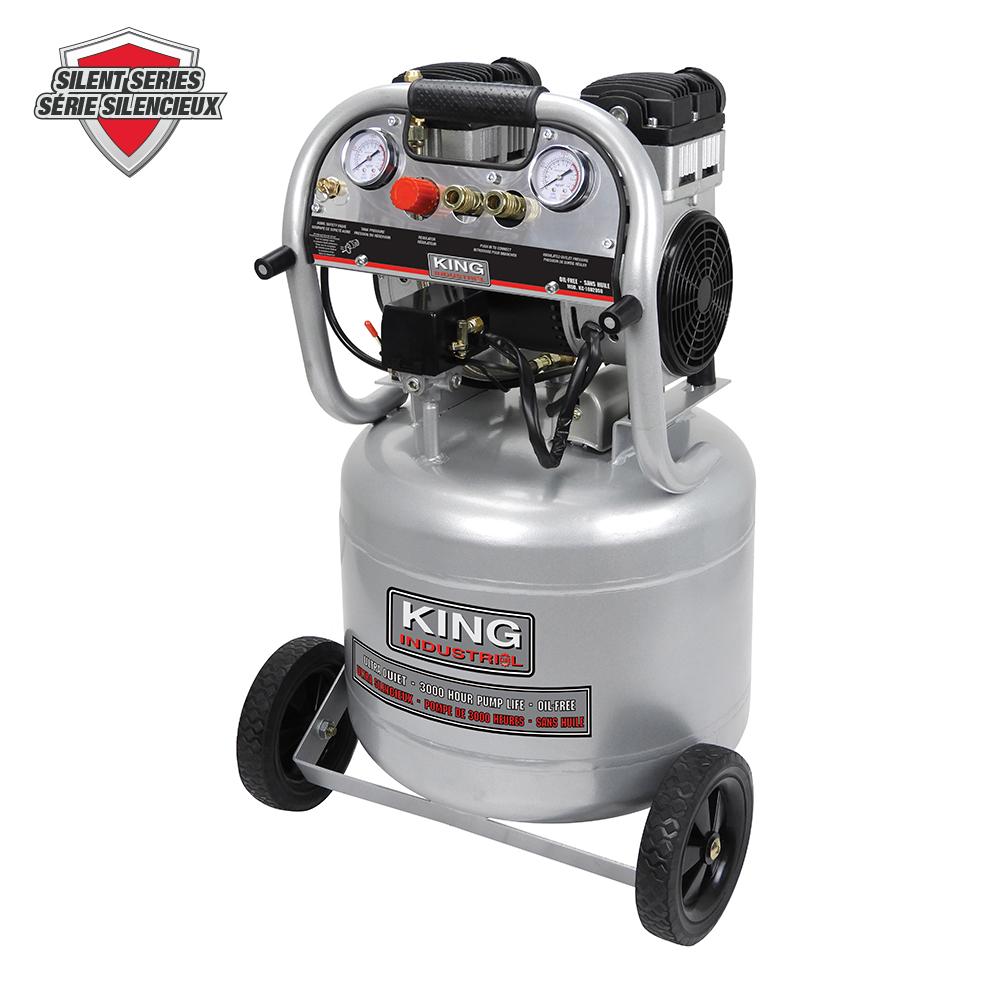 10 Gallon ultra-quiet oil-free air compressor