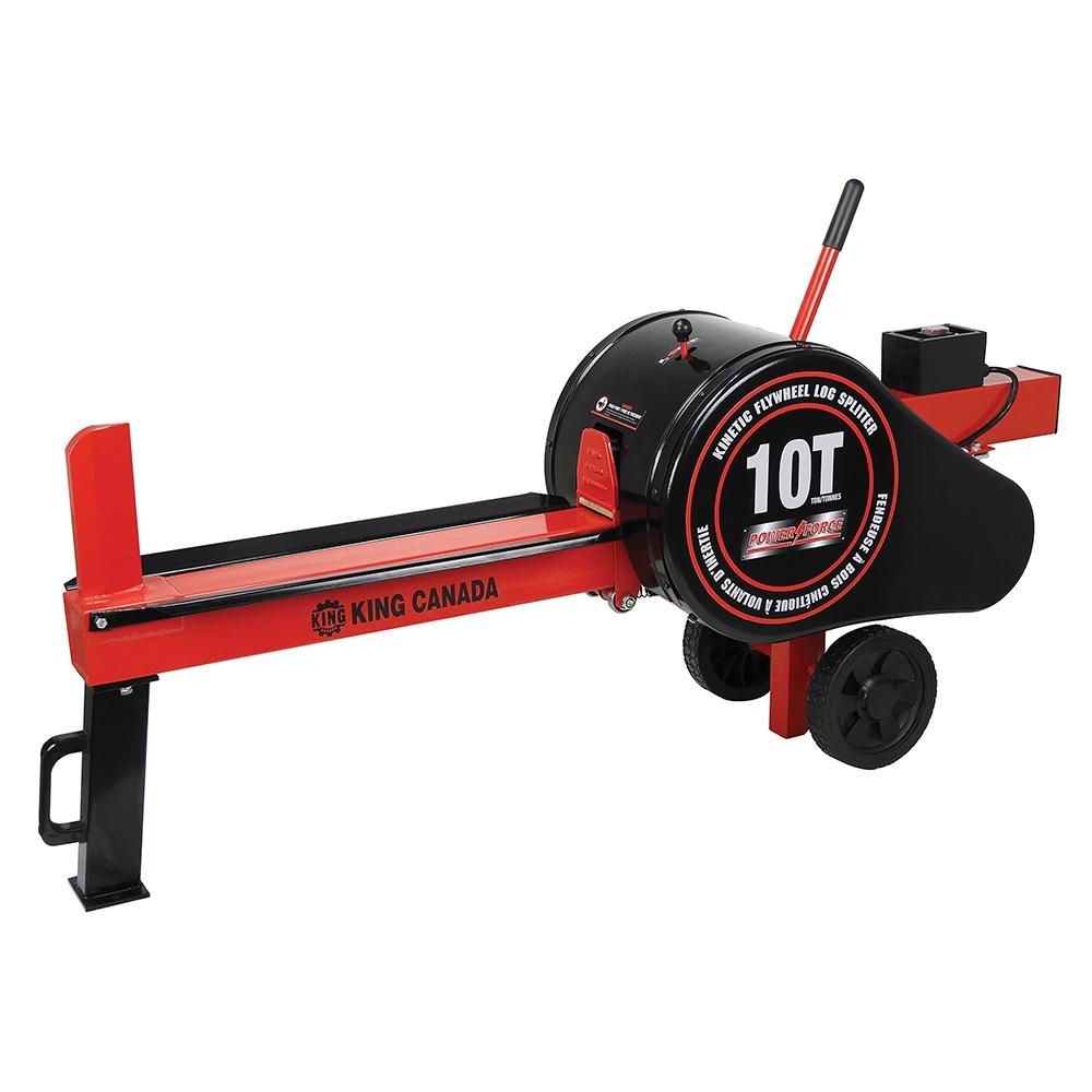 10 Ton kinetic flywheel log splitter