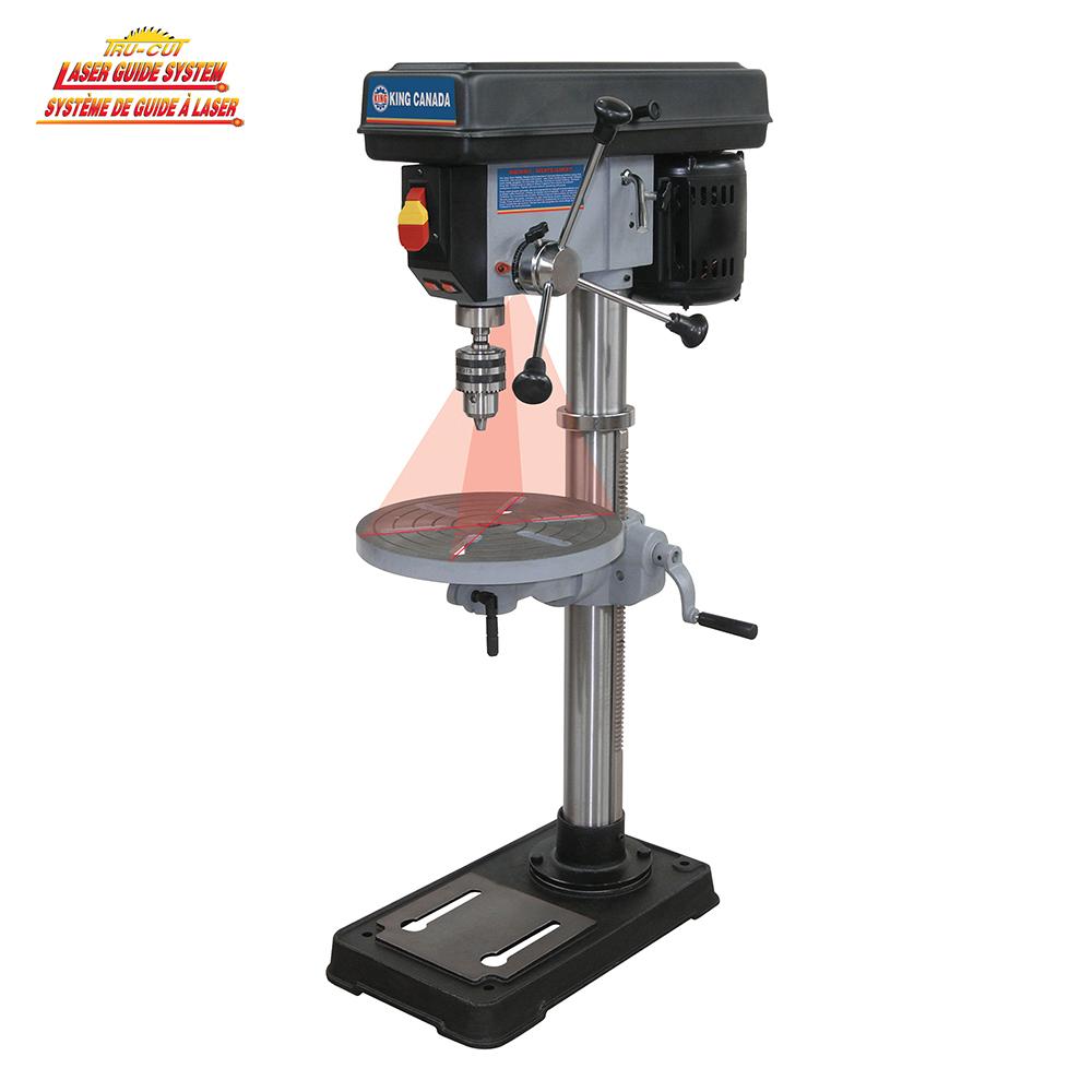 13&#34; Bench drill press with dual laser guide system