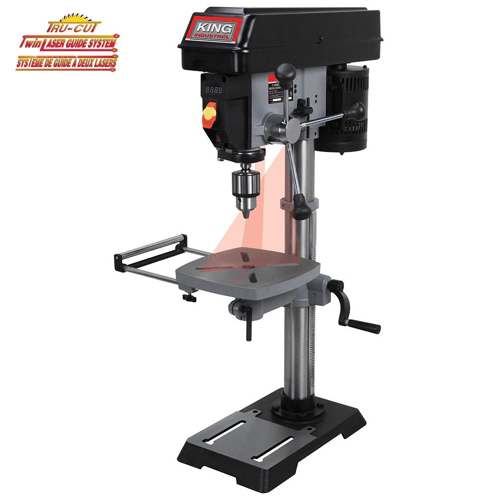 12&#34; Variable speed drill press