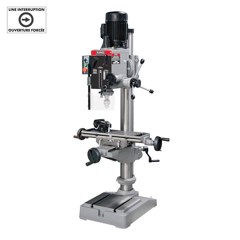 21&#34; Gearhead milling drilling machine (220V)