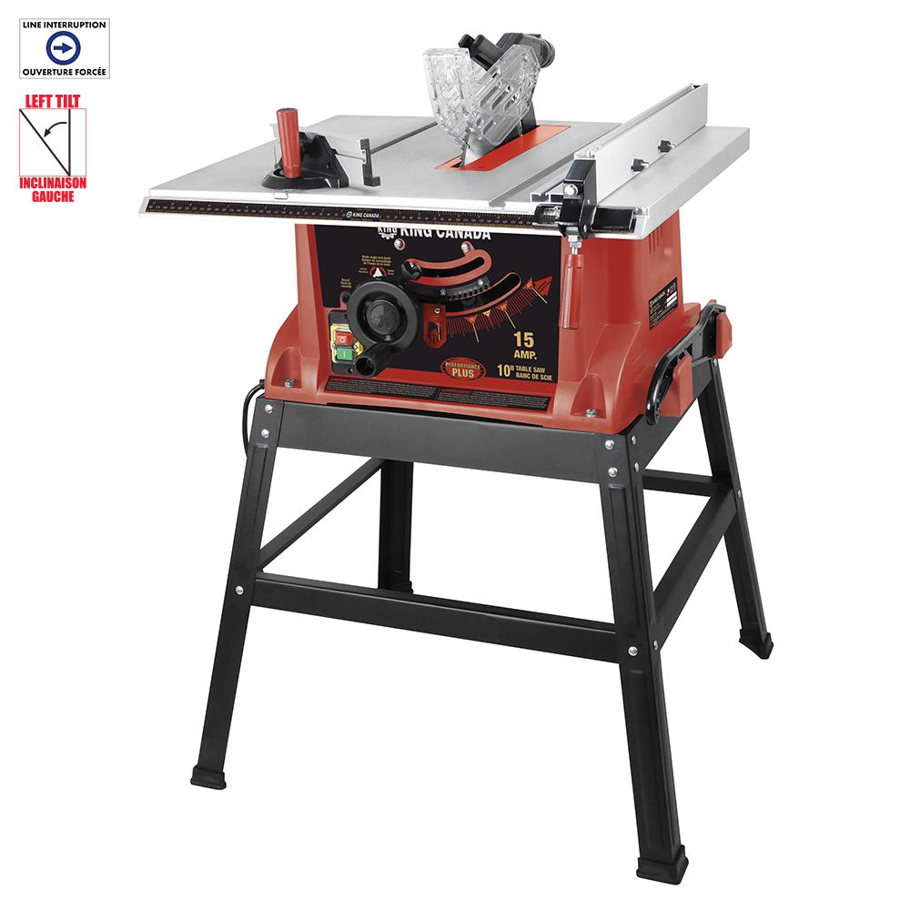 10" Table saw with riving knife