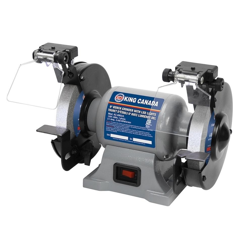 6&#34; Bench grinder with LED lights