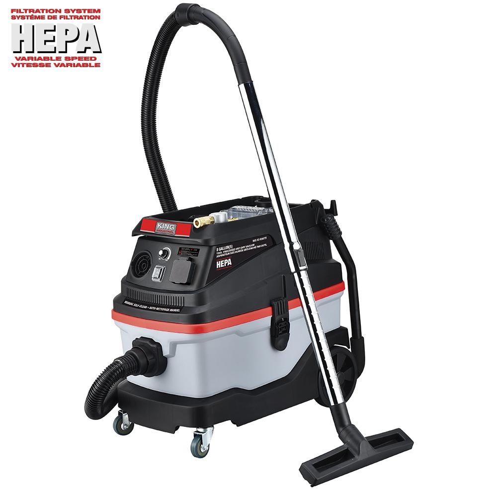 8 Gallon tool triggered wet/dry vacuum