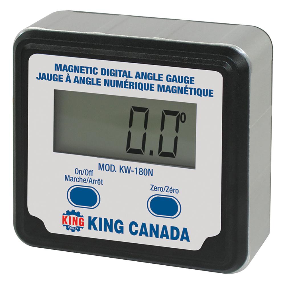 Magnetic digital angle gauge