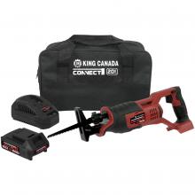 King Canada 8035LK-BC - 20V max. Li-ion cordless 4.-1/2" angle grinder kit