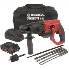 King Canada 8045LK-BC - 20V max. Li-ion cordless hammer drill kit