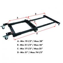 King Canada KMB-1390X - Heavy-duty universal mobile base for table saws