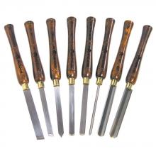 King Canada KPRO-08 - 8 pc. Wood lathe chisel set