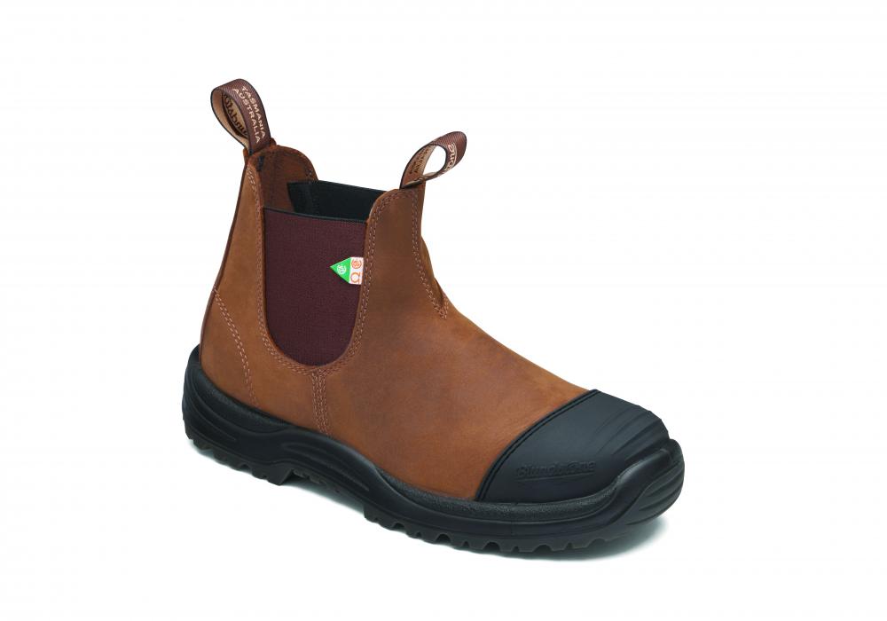 BLUNDSTONE CSA BOOT, TOE CAP, CRAZY HORSE