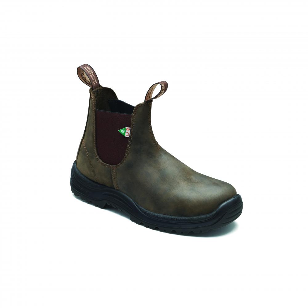 BLUNDSTONE CSA BOOT, RUSTIC BROWN