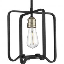  P500155-071 - Foster Collection One-Light Gilded Iron Farmhouse Mini-Pendant Light