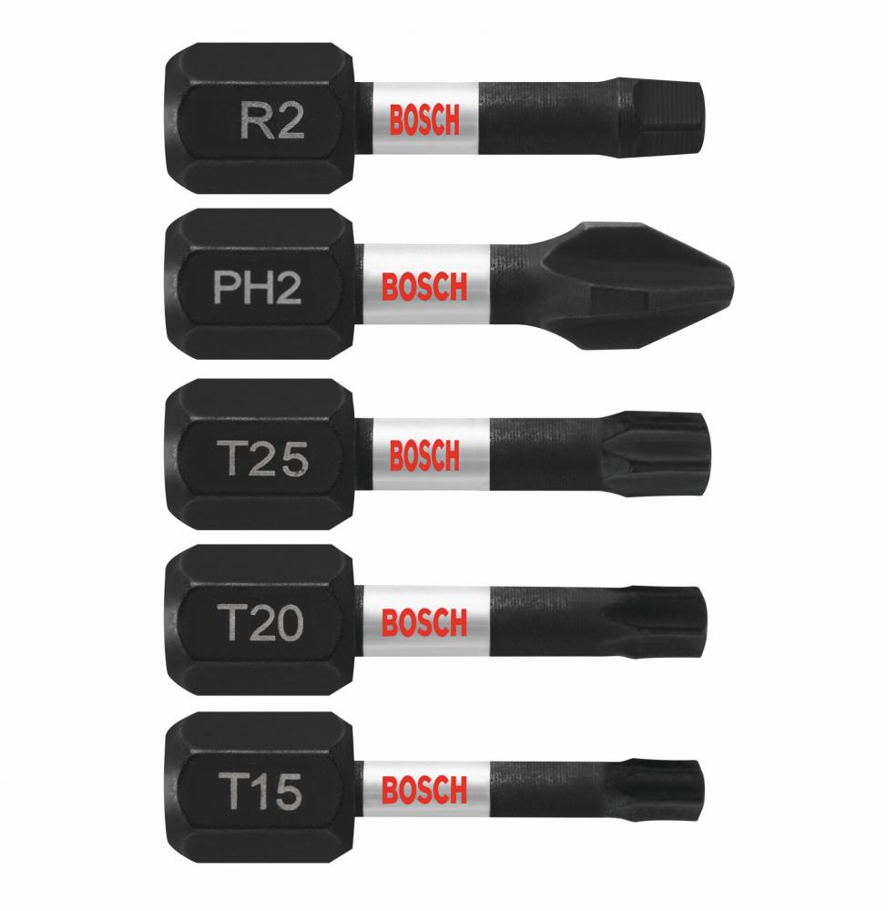 5 pc. 1 In. Screwdriving Bit Set