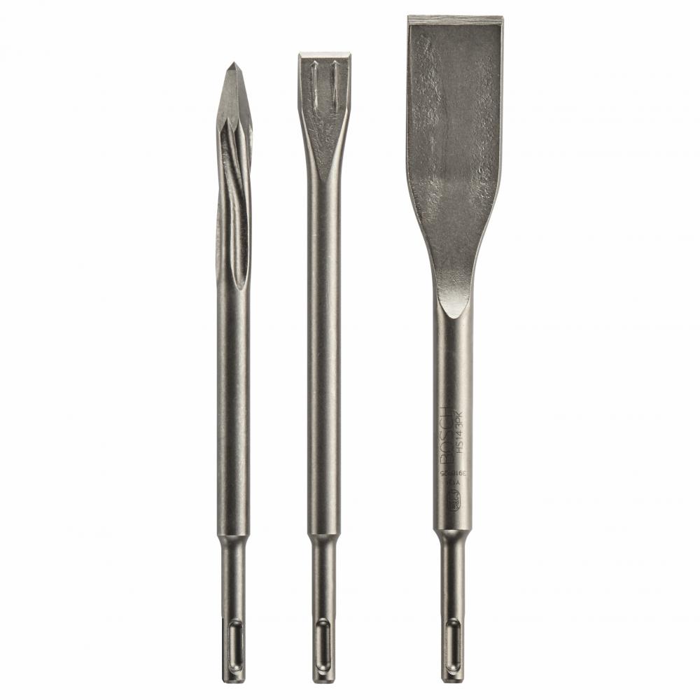 3 pc. SDS plus Bulldog Self Sharpening Chisel Set HS143PK TT