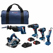 Bosch GXL18V-501B25 Amazon - 18V 5-Tool Combo Kit