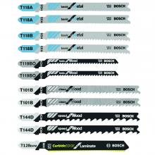 Bosch T11C - 11 pc. T-Shank Jig Saw Blade Set