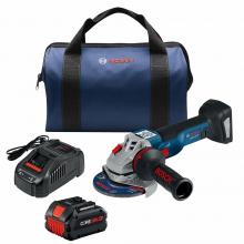 Bosch GWS18V-10B14 - 18V 4-1/2-5 In. Angle Grinder Kit