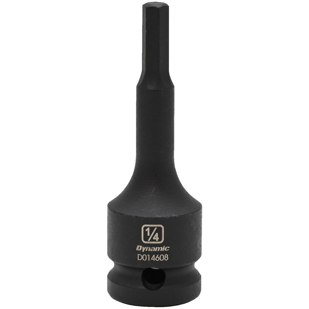 1/2" Drive SAE Hex Head, 1/4", Bit Impact Socket