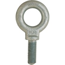 Gray Tools 88708 - 1/4-20 Thread Galvanized, Shoulder Pattern Eyebolt