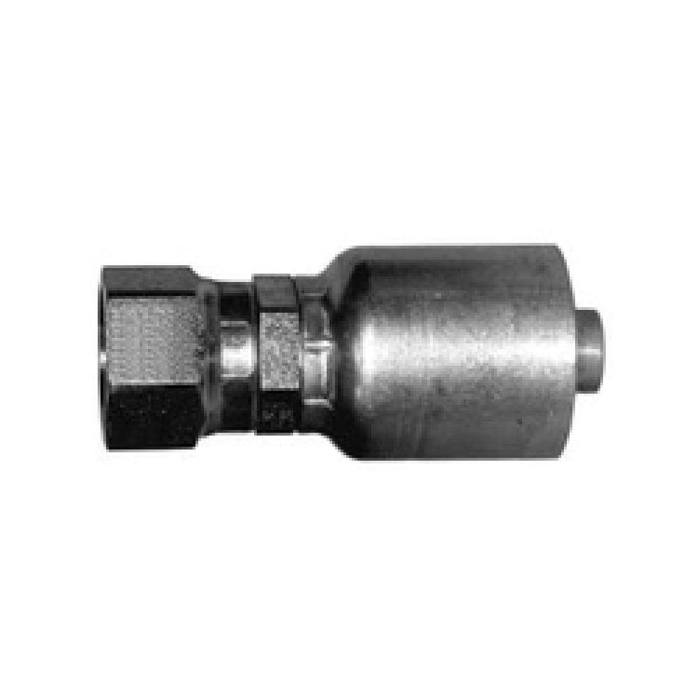 END HOSE STR HC 1-PC 7/8IN FEM JIC SWVL