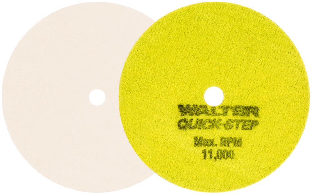 4-1/2 in. Grit Cotton,  QUICK-STEP  Felt Discs