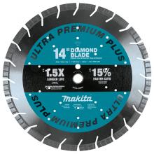 Makita E-02652 - 14" Dual Purpose Ultra-Premium Plus 3D Diamond Blade