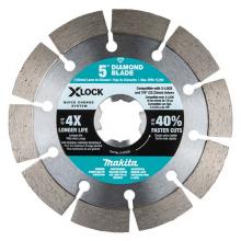 Makita E-07238 - X-LOCK 5" Segmented Diamond Blade for Masonry Cutting (E-07238)