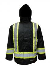 Alliance Mercantile 3907FRWJ-XXXXL - Viking Professional "Insulated Journeyman 300D" Trilobal Rip-stop FR Rain Jacket