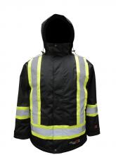 Alliance Mercantile 3957FRJ-XL - Viking Professional "Freezer" Insulated Journeyman 300D Trilobal Rip Stop FR Rain Jacket