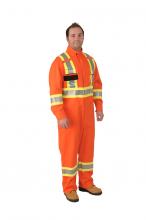 Alliance Mercantile 404795400SR - Viking Firewall FR CSA Striped High Visibility FR Coveralls - 9 oz.