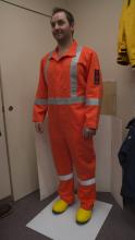 Alliance Mercantile VC495400S - Viking Firewall FR Miner 49er CSA Striped Mining Coveralls - 7 oz.