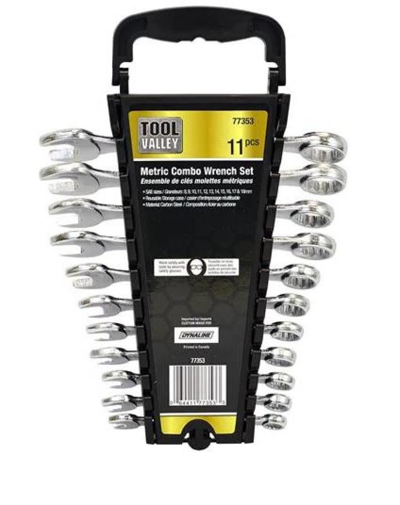 Metric Combo Wrench Set - 11pc