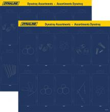 Dynaline 00031 - Dynatray Assortment Merchandiser Boards Only 2 x 24x24