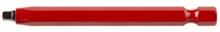 Dynaline 72132 - Robertson Colour Coded Bit - #2 x 3" 2pc Red