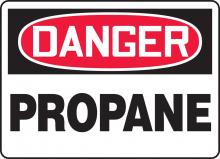 Accuform MCHL206VS - Safety Sign, DANGER PROPANE, 10" x 14", Adhesive Vinyl