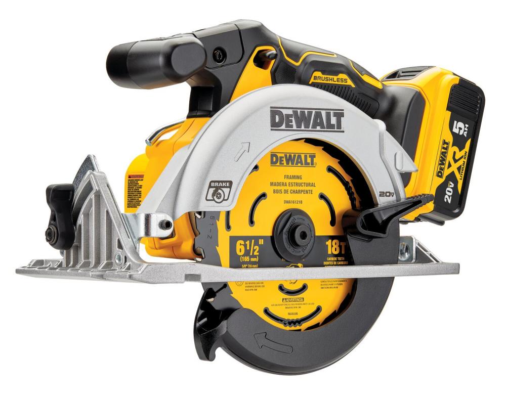 20V MAX 6-1/2" Circular Saw Kit w/1 Battery (5Ah)