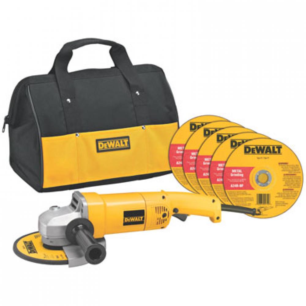 HD 7" Angle Grinder with Bag and Wheels