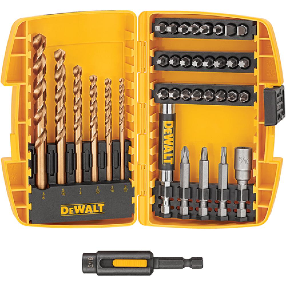 36 Piece Drill/Drive set with 1/4" Cleanable Nut Driver