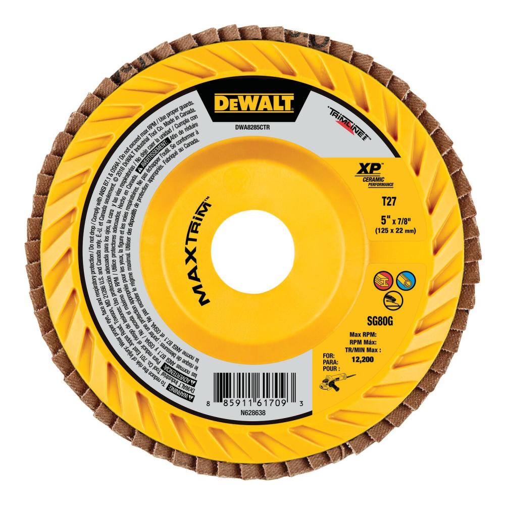 5" X 7/8" SR80 T27 TRIM FLAP DISC