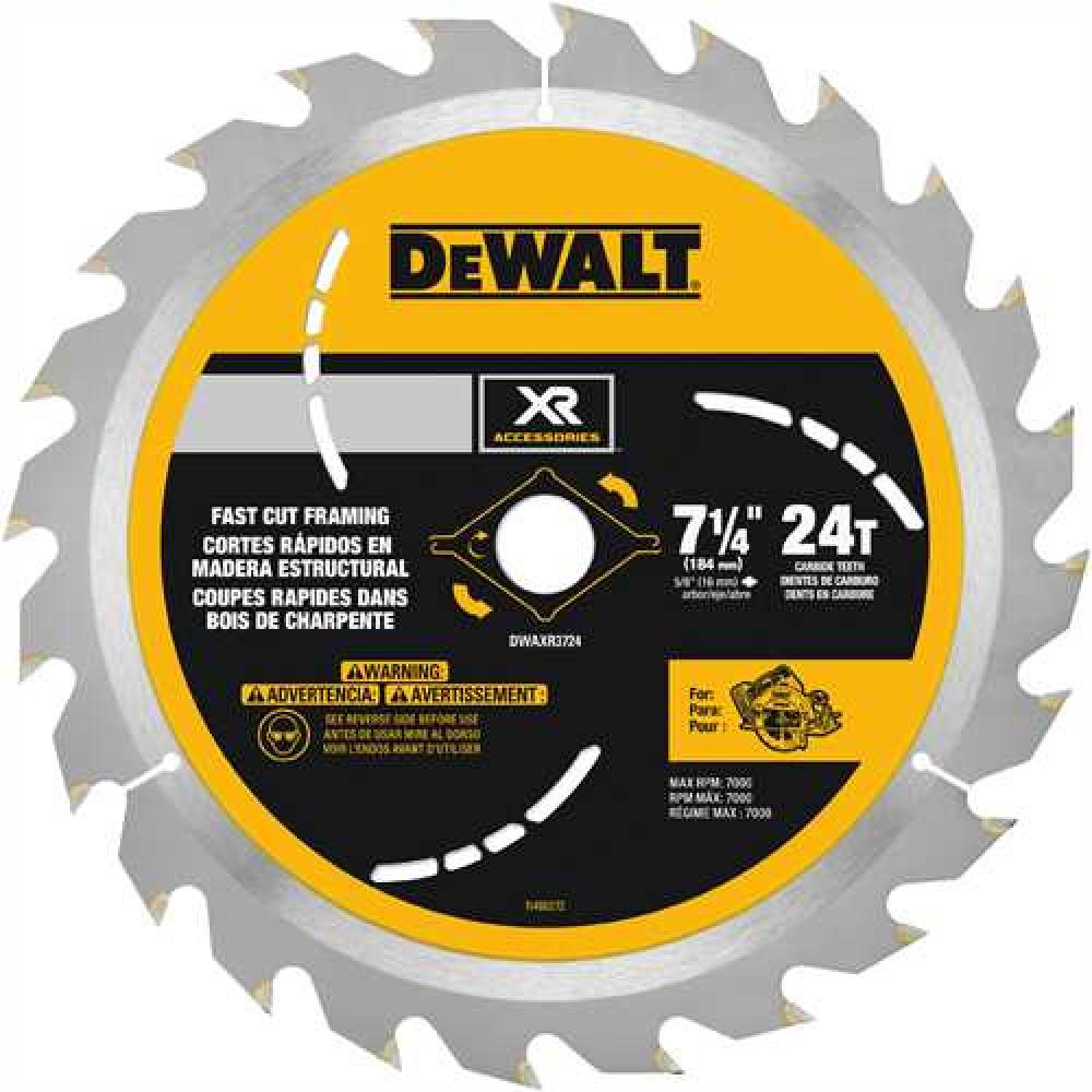 7 1/4&#34; 24T XR Circular Saw Blade