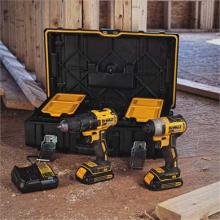 DeWalt DCKTS277C2 - 20V MAX* Cordless Drill/Driver & Impact Combo Kit w/Tough System