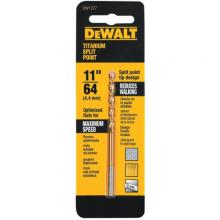 DeWalt DW1377 - 11/64" Titanium Split Point Bit