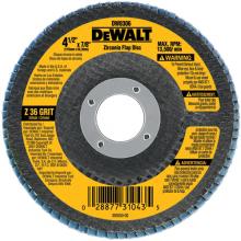 DeWalt DW8306L - 4-1/2" X 7/8" Z36 T29 FLAP DISC