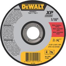 DeWalt DWA8951L - 4-1/2" x 1/16" x 7/8" Type 1 Metal / Stainless Cutting Wheel