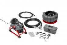 RIDGID Tool Company 61693 - K-5208, 115V 60Hz Machine with guide hose, qty: 4 C-11 cables, sectional cable carrier, and toolbox 