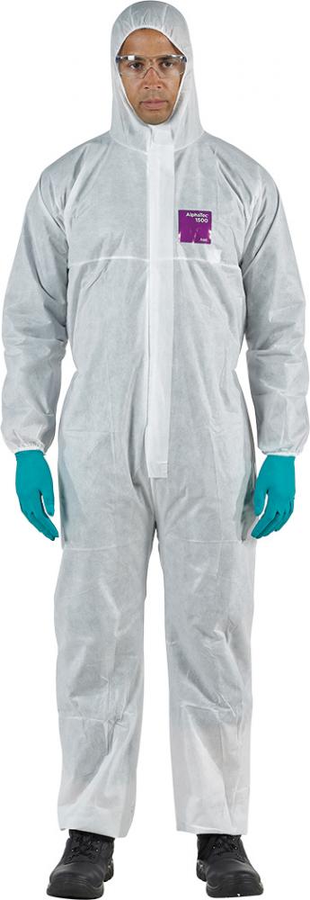 ALPHATEC® 1500 - MODEL 101 WHITE COVERALLS