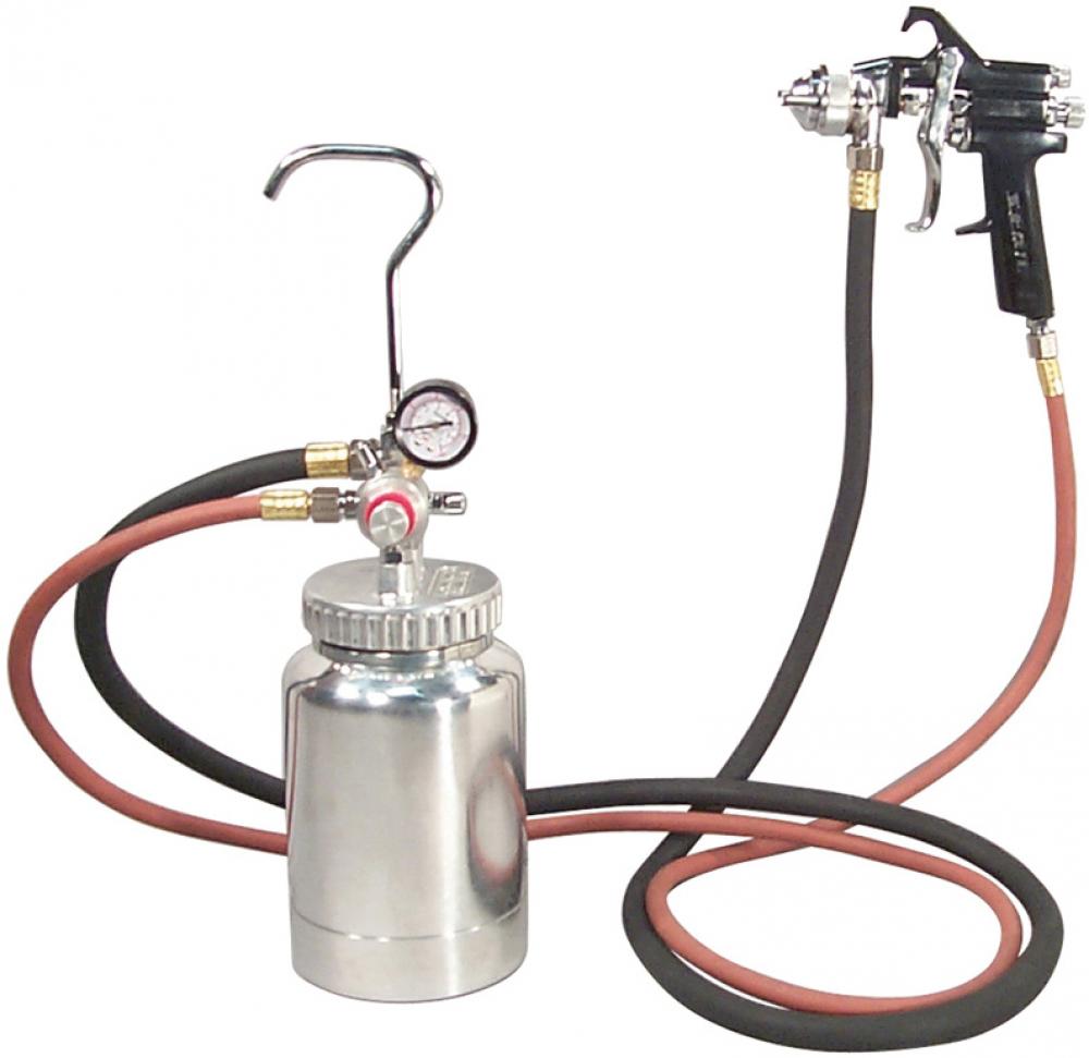 2 QUART PRESSURE POT W/GUN & HOSE - 1.7MM NOZZLE